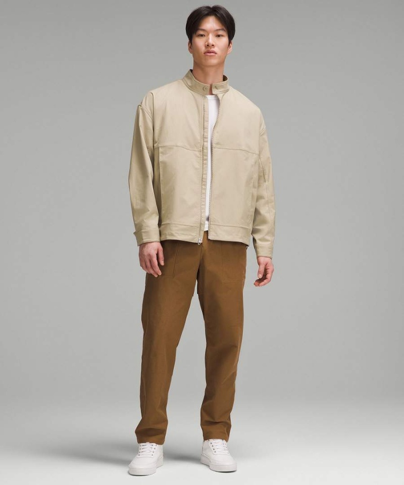 Lululemon Twill Full-Zip Jackor Herr Khaki Sverige | KXDTJM789