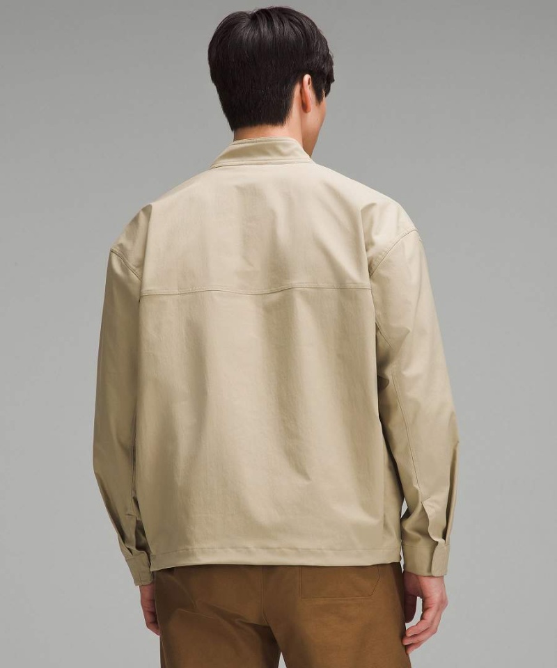 Lululemon Twill Full-Zip Jackor Herr Khaki Sverige | KXDTJM789