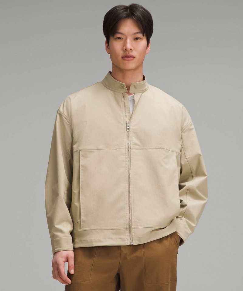 Lululemon Twill Full-Zip Jackor Herr Khaki Sverige | KXDTJM789