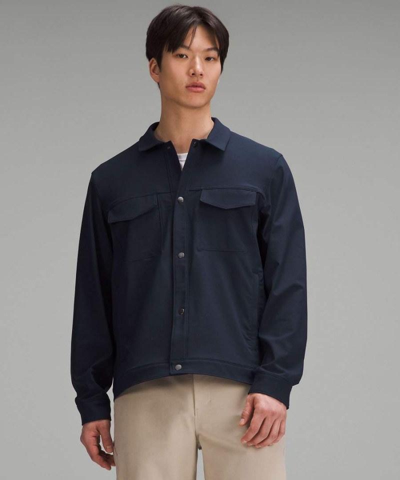 Lululemon Twill Utility Jackor Herr Marinblå Sverige | MGFTCH925