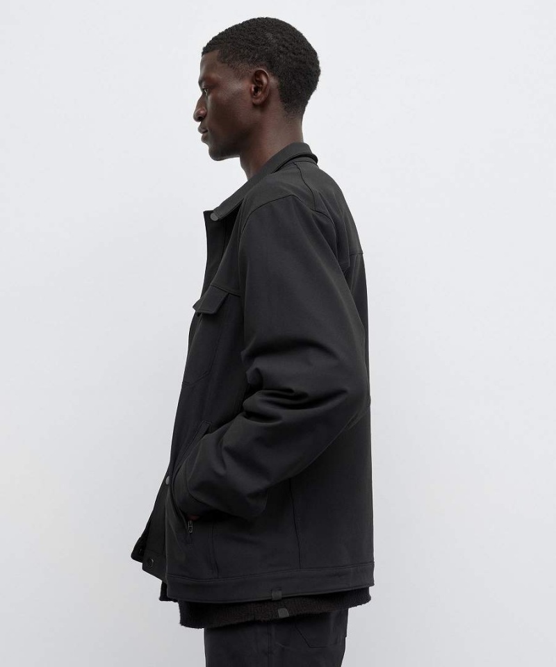 Lululemon Twill Utility Jackor Herr Svarta Sverige | FXQWZC894