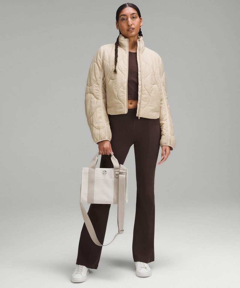 Lululemon Two-Tone Canvas Mini 4.5L Tote Dam Vita Sverige | RAZIYO639