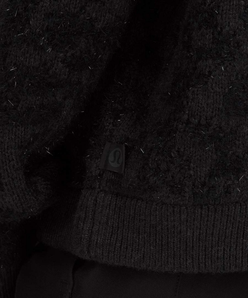 Lululemon Ull-Blend Jacquard Tröjor Dam Leopard Mörkgrå Svarta Sverige | JYIWOQ691