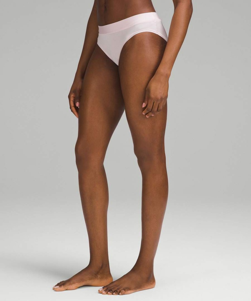 Lululemon UnderEase Mid-Rise Bikini 3 Pack Underkläder Dam Silver Svarta Sverige | FMOWQL780
