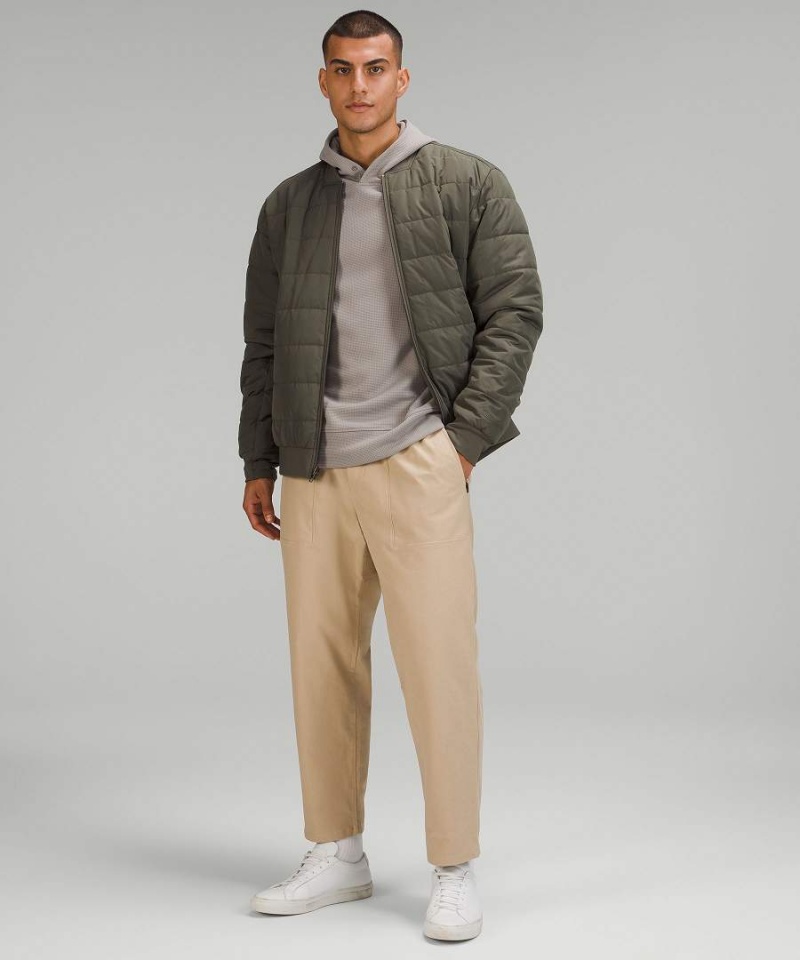 Lululemon Utilitech Pull-On Relaxed-Fit Byxor Herr Khaki Sverige | REVIGL385