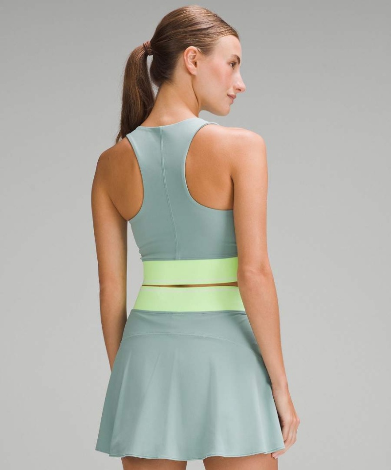 Lululemon V-Midja Cropped Tennis Linne Dam Vita Sverige | EPGHMB752