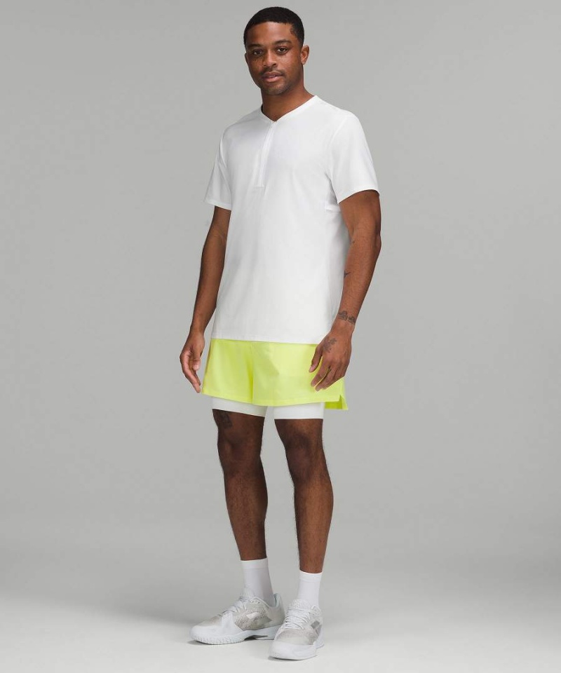 Lululemon Vented Tennis Korta-Sleeve T-shirt Herr Vita Sverige | CUJLTG731
