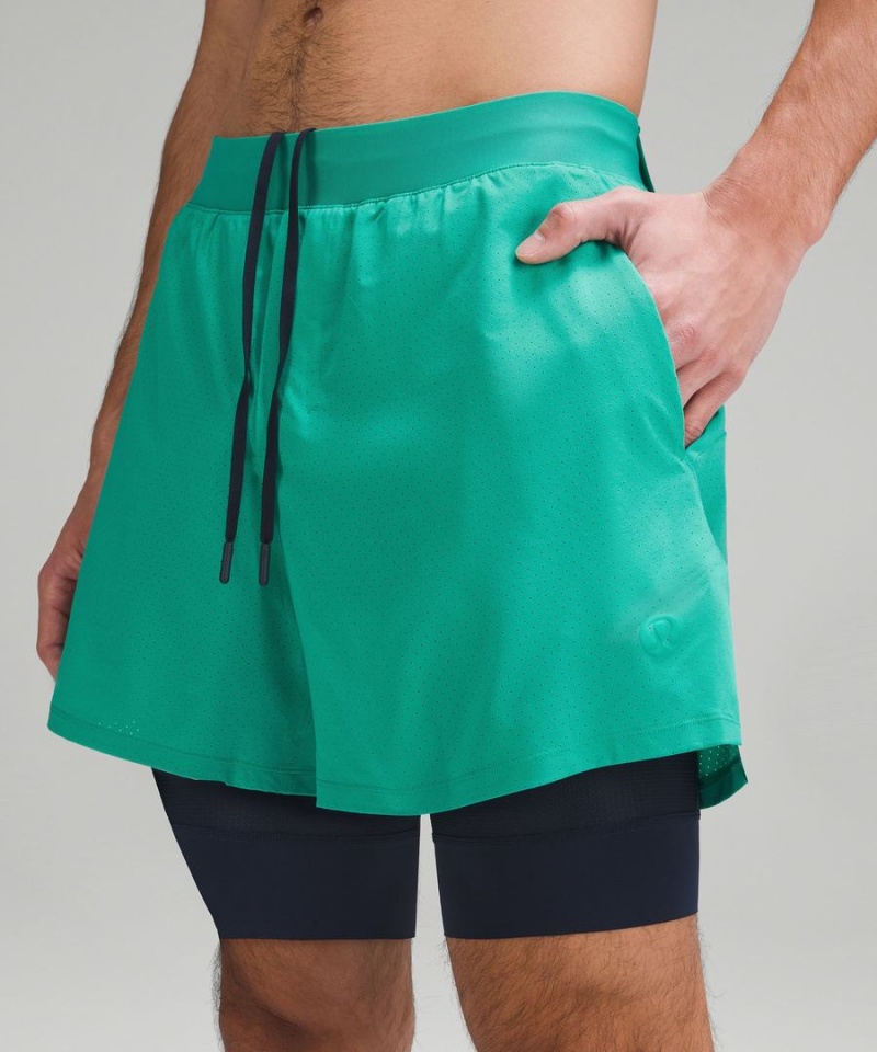 Lululemon Vented Tennis Shorts Herr Gröna Sverige | TGWHVE725