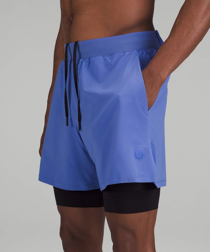 Lululemon Vented Tennis Shorts Herr Indigo Sverige | ZNAISU103