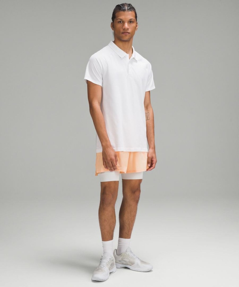 Lululemon Vented Tennis Shorts Herr Orange Rosa Sverige | KQSLVX592