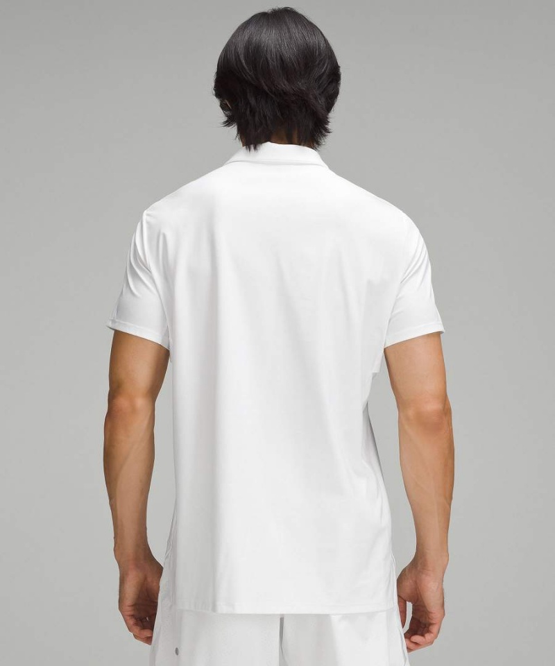 Lululemon Ventilated Tennis Piketröja Herr Vita Sverige | NLYOAR231