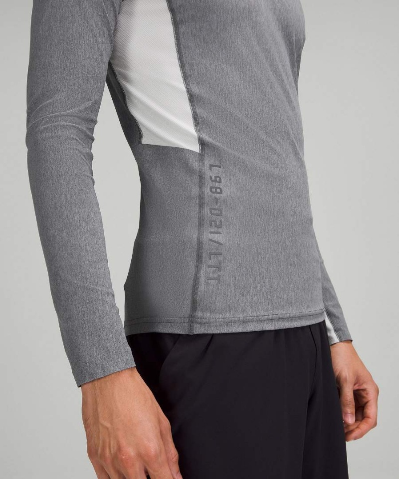 Lululemon Vital Drive Tränings Långärmad Tröja Herr Grå Sverige | LCRUHG137