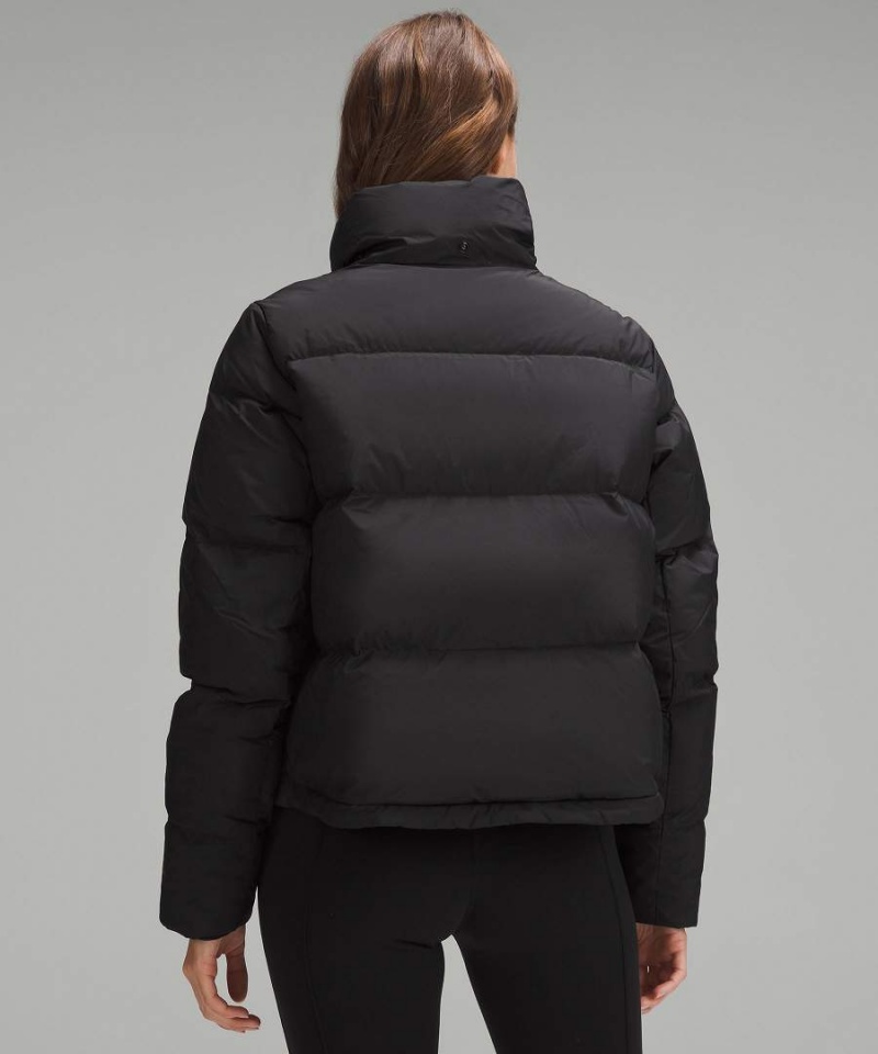 Lululemon Wunder Puff Cropped Jackor Dam Svarta Sverige | RKYUXL607