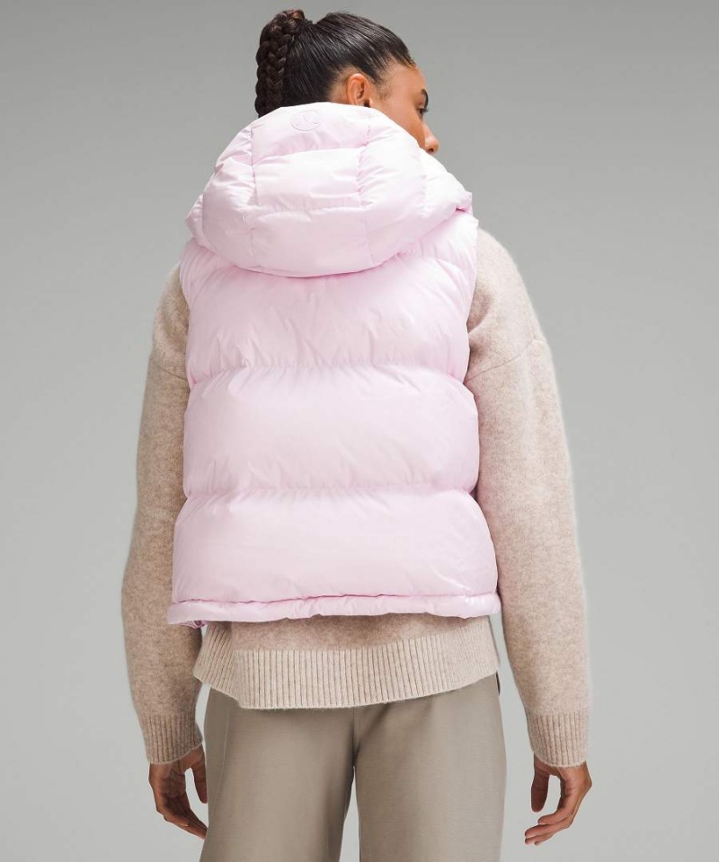 Lululemon Wunder Puff Cropped Väst Dam Mörkgröna Sverige | WOMDKL153