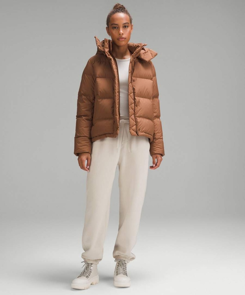 Lululemon Wunder Puff Dunjackor Dam Bruna Sverige | BNWASY538