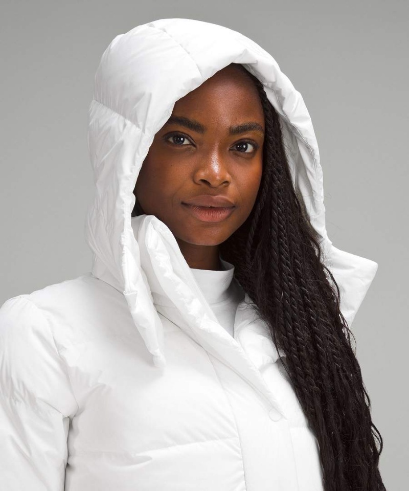 Lululemon Wunder Puff Long Dunjackor Dam Vita Sverige | ZLRVDM803
