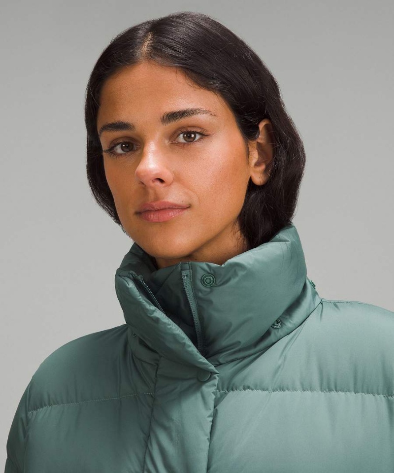 Lululemon Wunder Puff Long Dunjackor Dam Mörkgröna Sverige | YDQBJE045