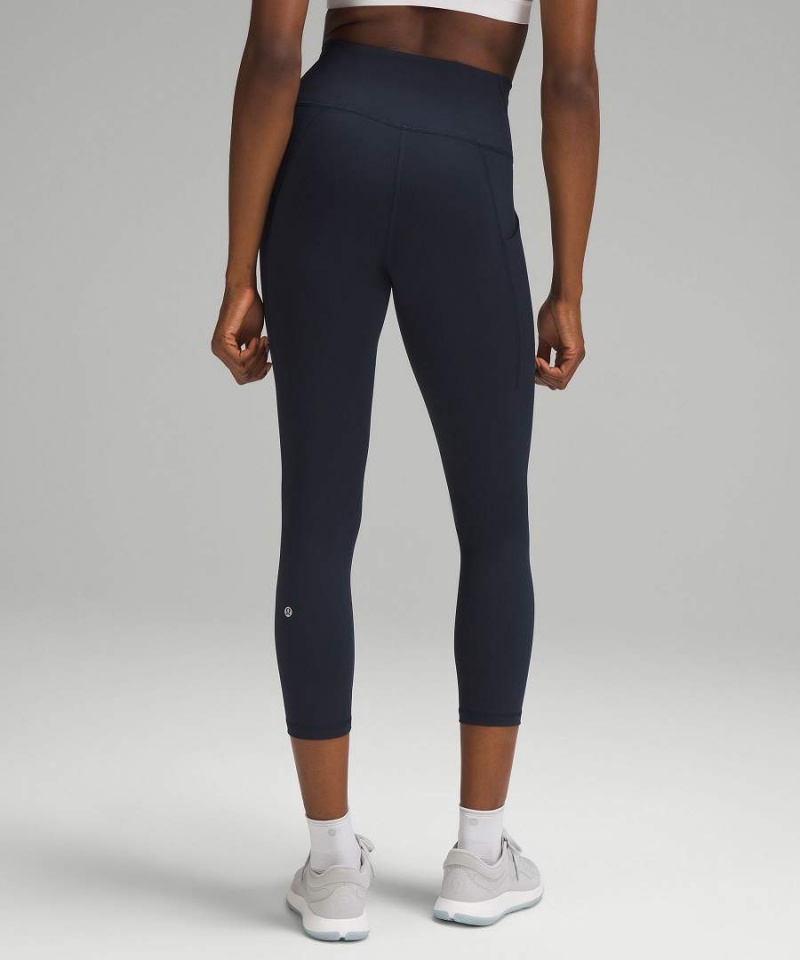 Lululemon Wunder Train High-Rise Crop with Pockets 23