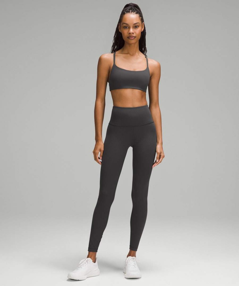 Lululemon Wunder Train High-Rise Räfflad 28