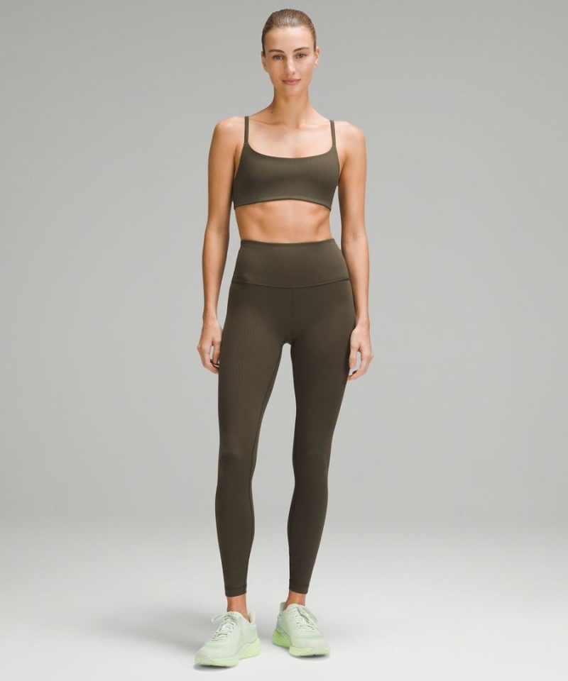 Lululemon Wunder Train High-Rise Räfflad 28