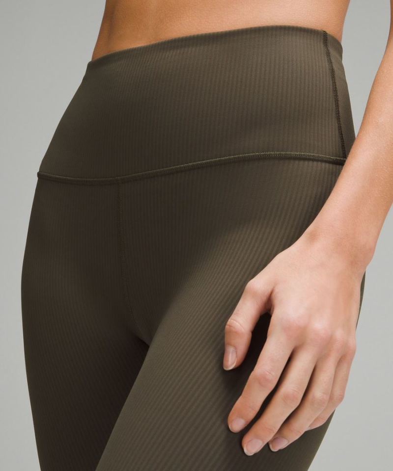 Lululemon Wunder Train High-Rise Räfflad 28