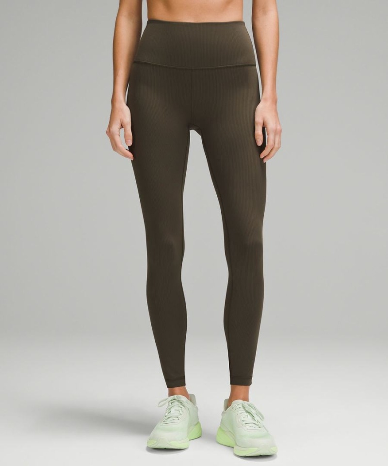 Lululemon Wunder Train High-Rise Räfflad 28\