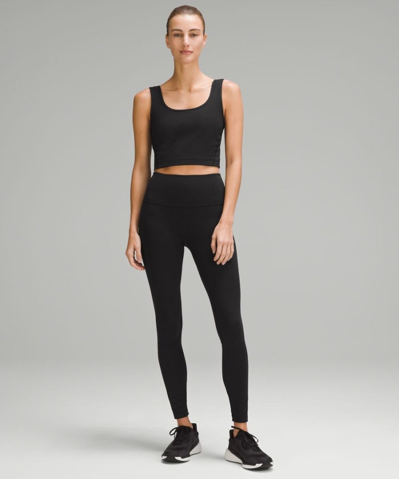 Lululemon Wunder Train High-Rise Räfflad 28