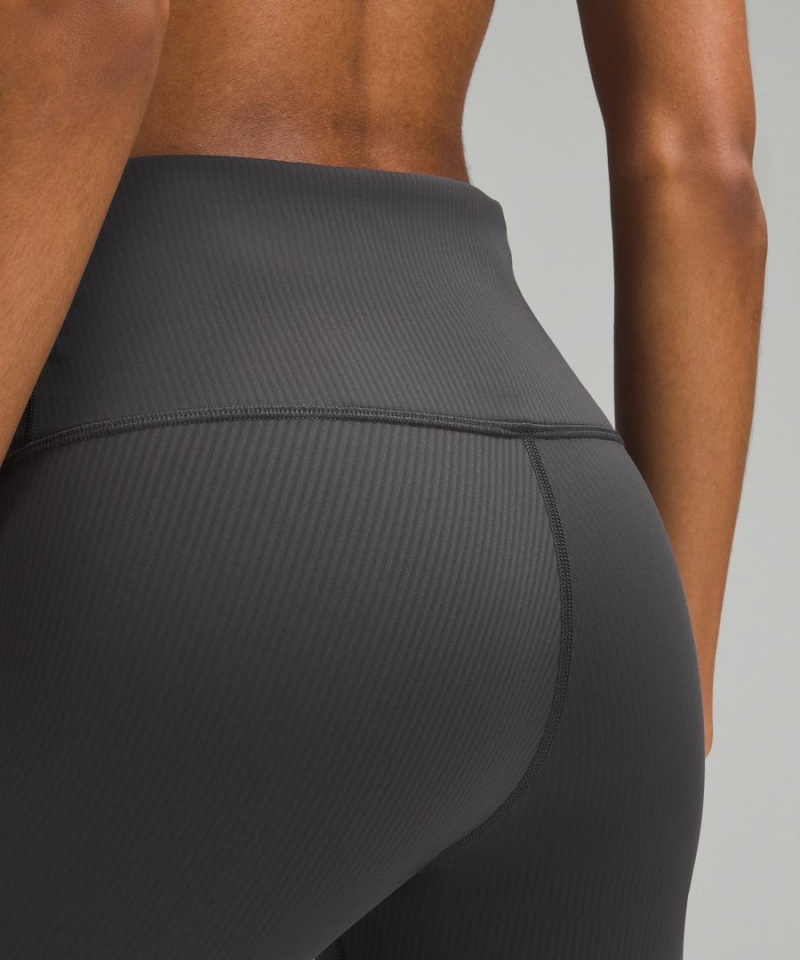Lululemon Wunder Train High-Rise Räfflad Crop 23