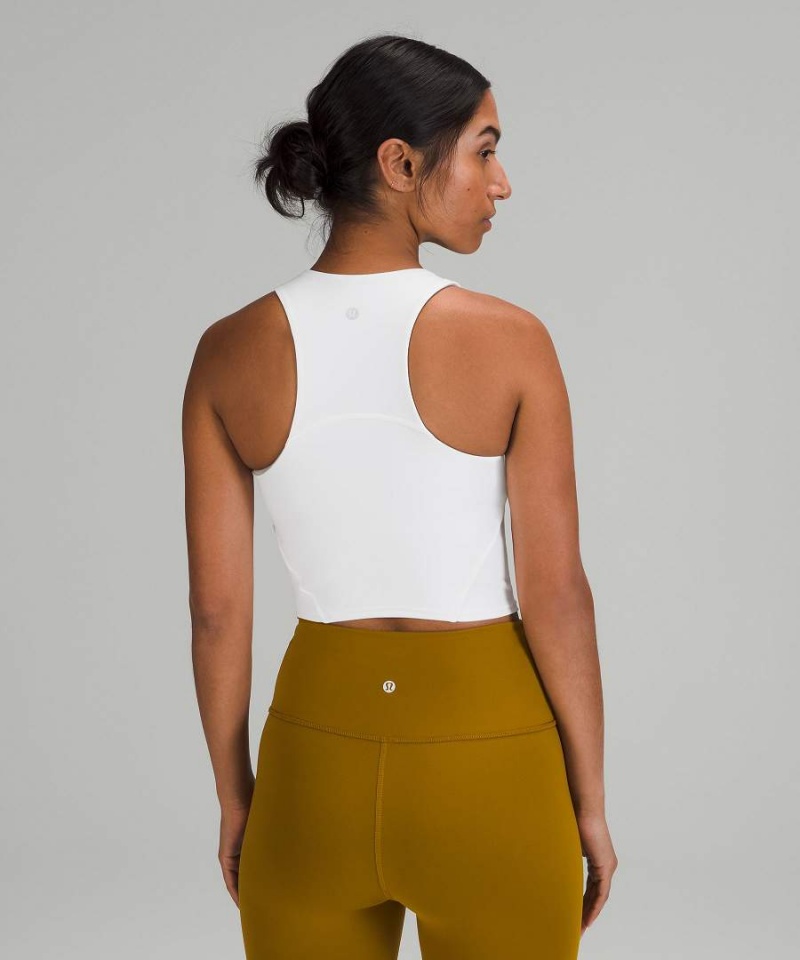 Lululemon Wunder Train Racerback Linne Dam Vita Sverige | XRKIQF193