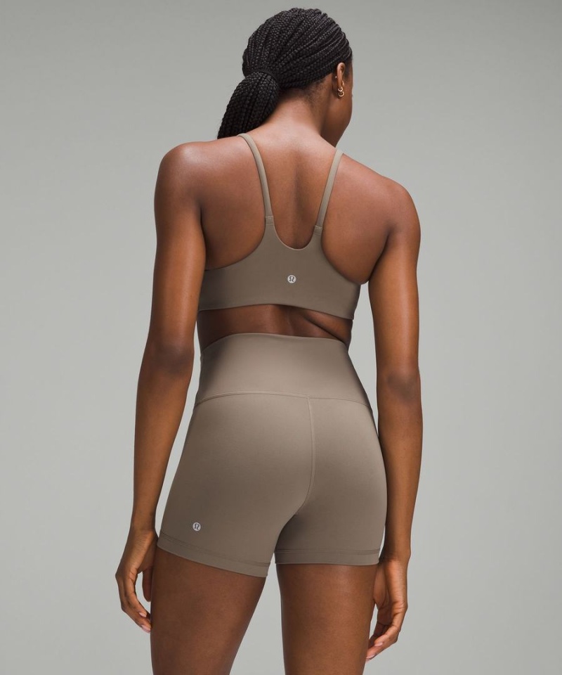 Lululemon Wunder Train Snörade Racer Bra Light Support, C/D Cup Sport BH Dam Grå Sverige | YHDUBN145