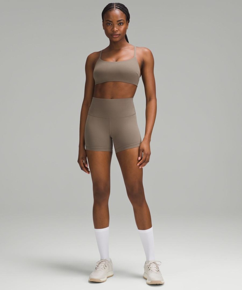Lululemon Wunder Train Snörade Racer Bra Light Support, C/D Cup Sport BH Dam Grå Sverige | YHDUBN145