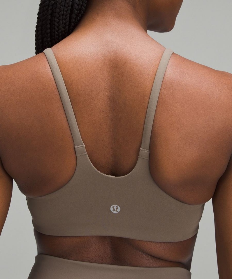 Lululemon Wunder Train Snörade Racer Bra Light Support, C/D Cup Sport BH Dam Grå Sverige | YHDUBN145