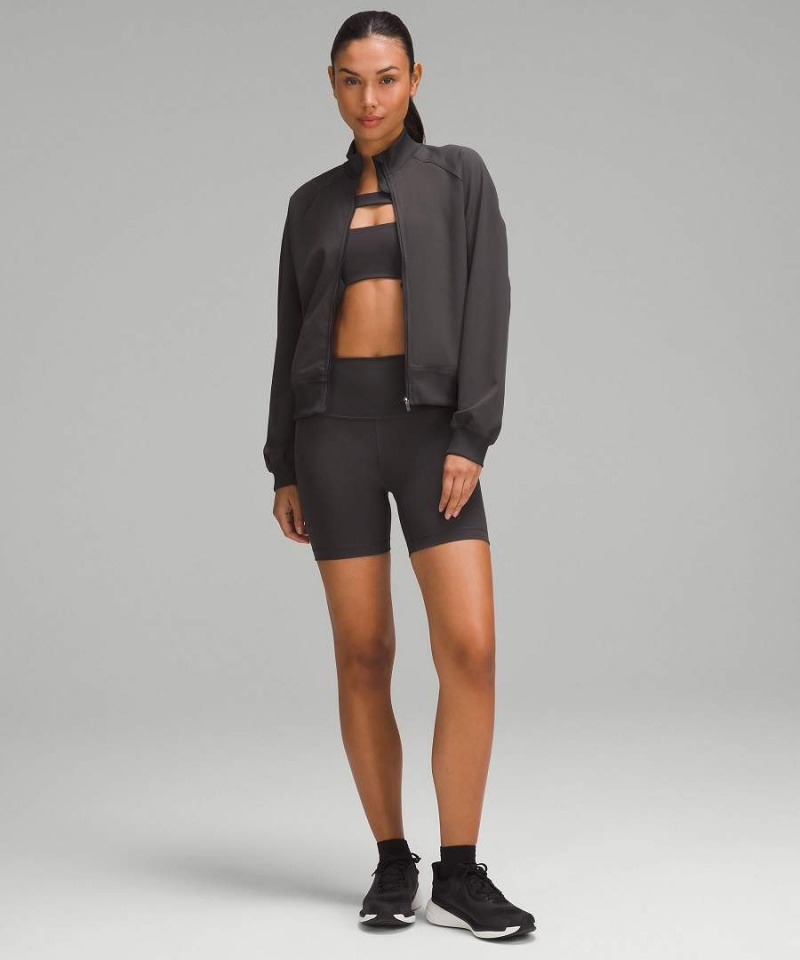 Lululemon Wunder Train Twill Athletic Jackets Dam Mörkgrå Sverige | YUAVMK034