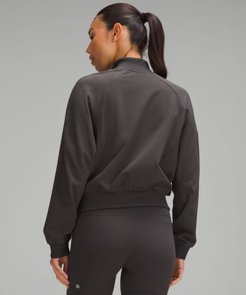 Lululemon Wunder Train Twill Athletic Jackets Dam Mörkgrå Sverige | YUAVMK034