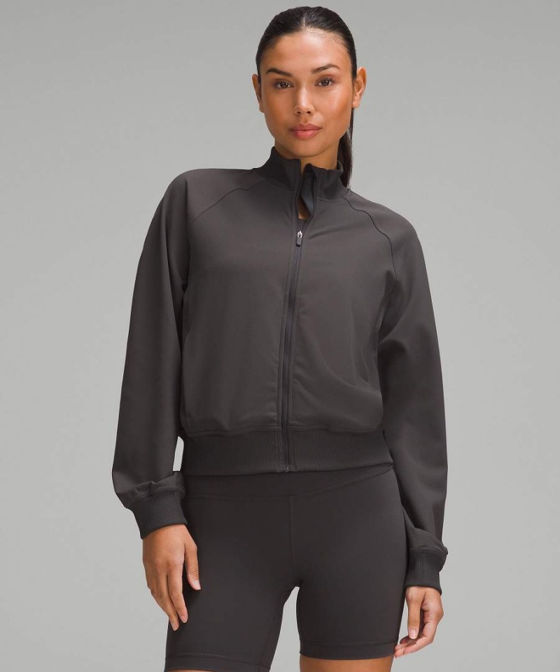 Lululemon Wunder Train Twill Athletic Jackets Dam Mörkgrå Sverige | YUAVMK034