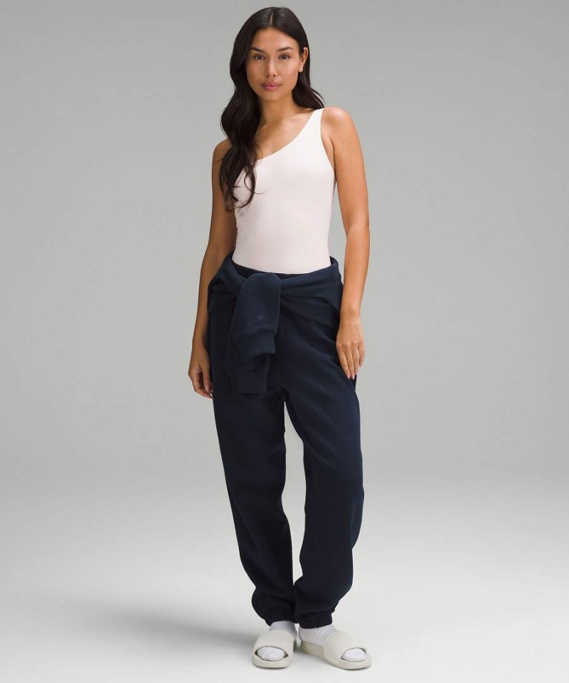 Lululemon Wundermost Ultra-Soft Nulu Asymmetrical Body Dam Ljusröda Sverige | CUYMXS502