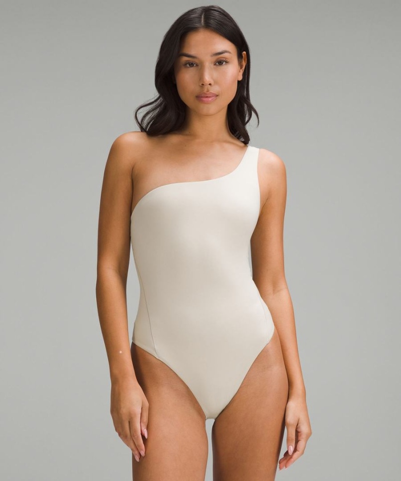 Lululemon Wundermost Ultra-Soft Nulu Asymmetrical Body Dam Bruna Sverige | WZLTBI405