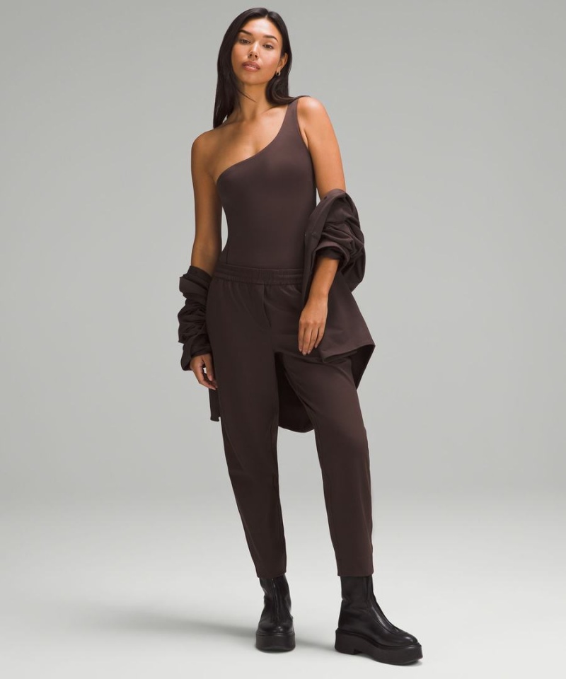 Lululemon Wundermost Ultra-Soft Nulu Asymmetrical Body Dam Choklad Sverige | TAXSUE864