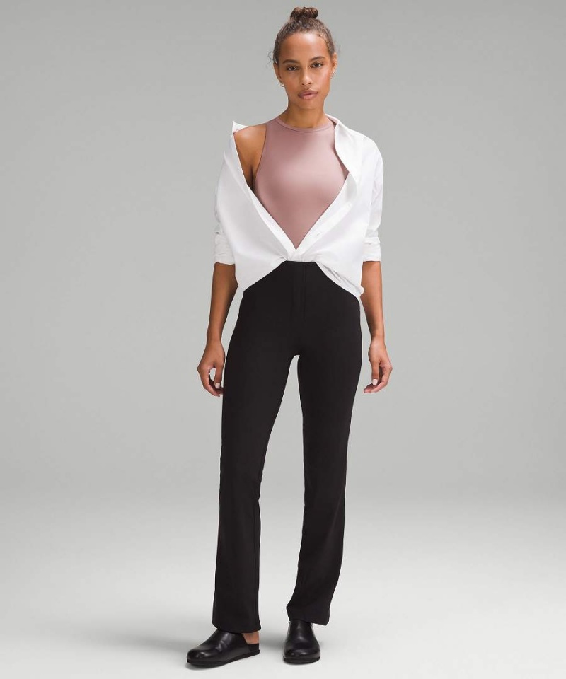 Lululemon Wundermost Ultra-Soft Nulu High-Neck Ärmlös Body Dam Rosa Sverige | DVQFBY153
