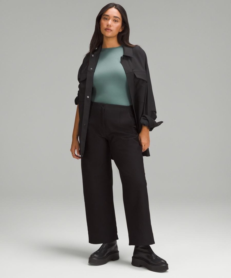 Lululemon Wundermost Ultra-Soft Nulu High-Neck Ärmlös Body Dam Mörkgröna Sverige | YKFSGH271