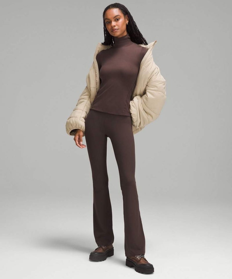 Lululemon Wundermost Ultra-Soft Nulu Long-Sleeve Turtleneck Långärmad Tröja Dam Marinblå Sverige | UMQRAX915