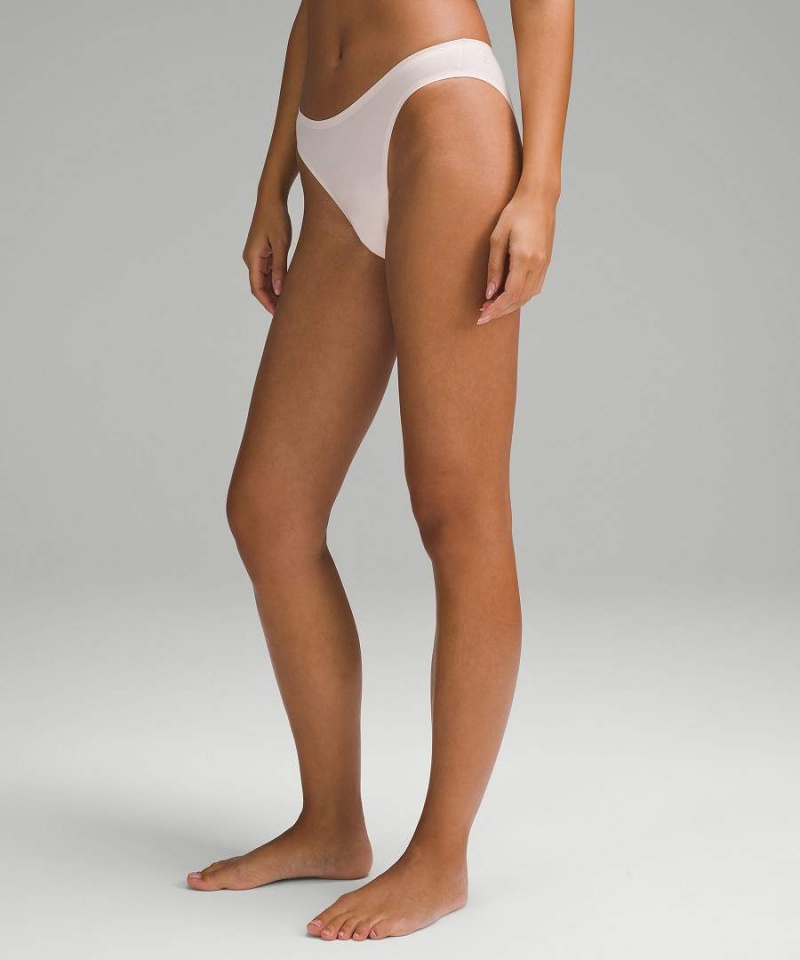 Lululemon Wundermost Ultra-Soft Nulu Mid-Rise Bikini Underkläder Dam Ljusröda Sverige | XILDME650