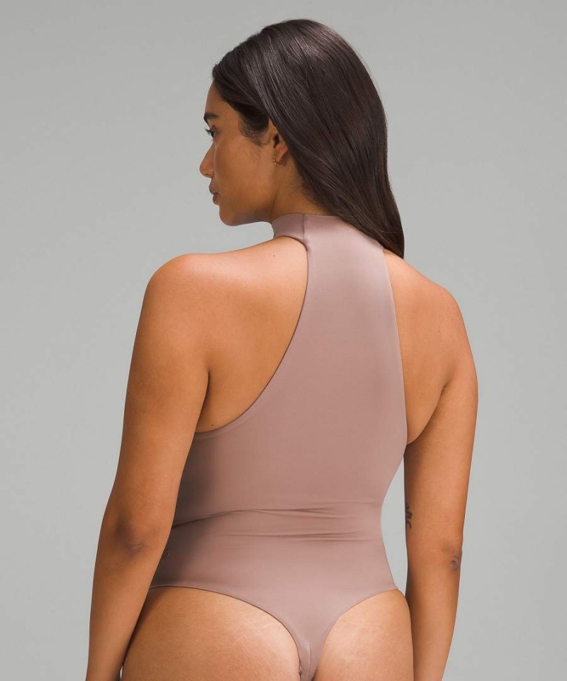 Lululemon Wundermost Ultra-Soft Nulu Mockneck Ärmlös Body Dam Rosa Sverige | VSOLRA521