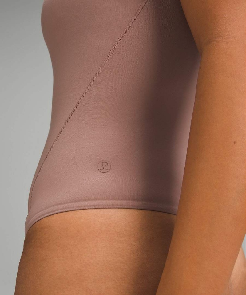 Lululemon Wundermost Ultra-Soft Nulu Mockneck Ärmlös Body Dam Rosa Sverige | VSOLRA521