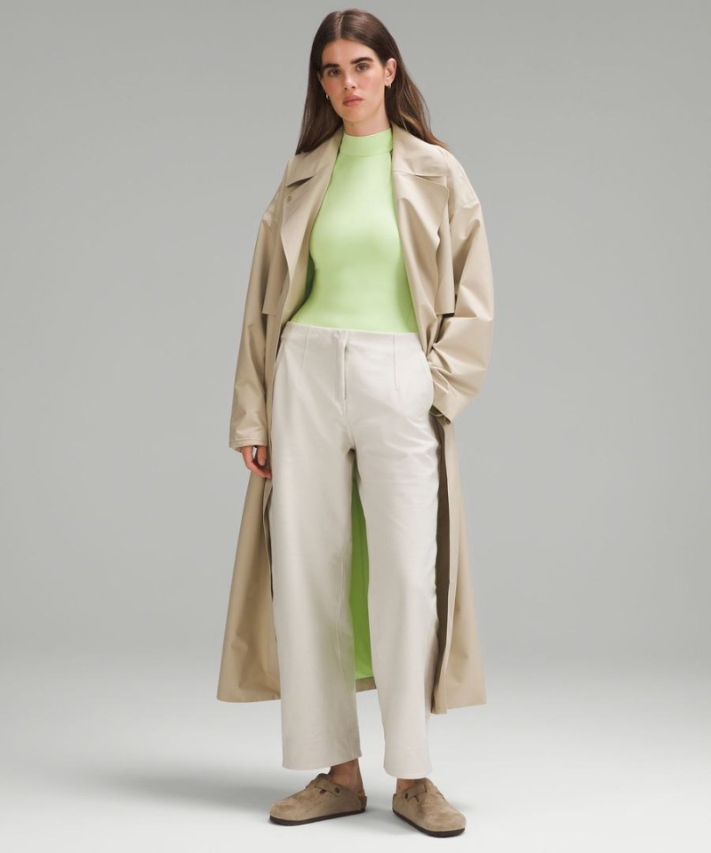 Lululemon Wundermost Ultra-Soft Nulu Mockneck Ärmlös Body Dam Gröna Sverige | BKDZTO184