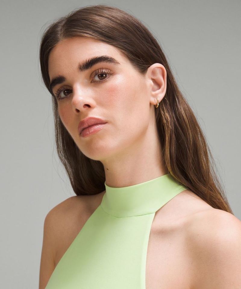Lululemon Wundermost Ultra-Soft Nulu Mockneck Ärmlös Body Dam Gröna Sverige | BKDZTO184