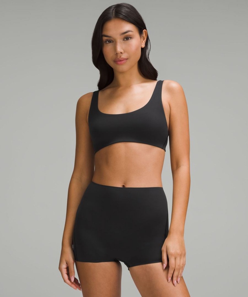 Lululemon Wundermost Ultra-Soft Nulu Racerback Bralette< Sport BH Dam Svarta Sverige | QWKSGC532
