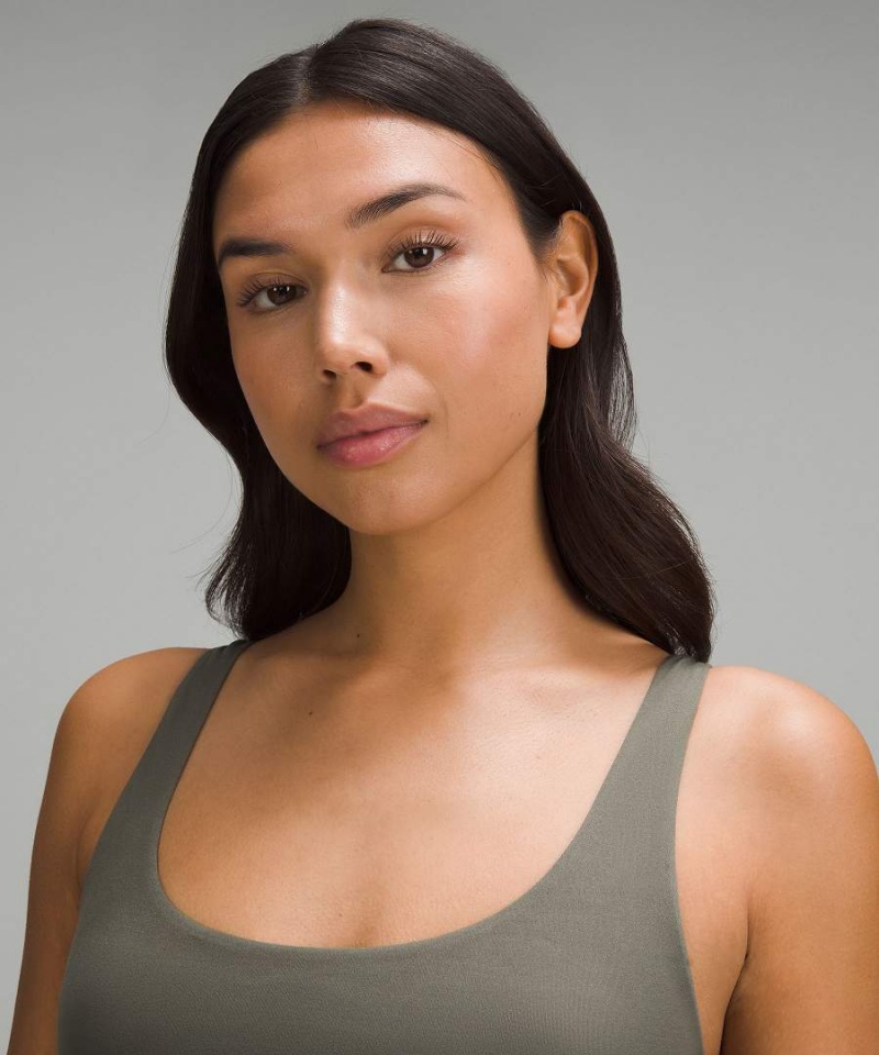 Lululemon Wundermost Ultra-Soft Nulu Racerback Bralette Sport BH Dam Mörkgröna Sverige | IVJZQN304