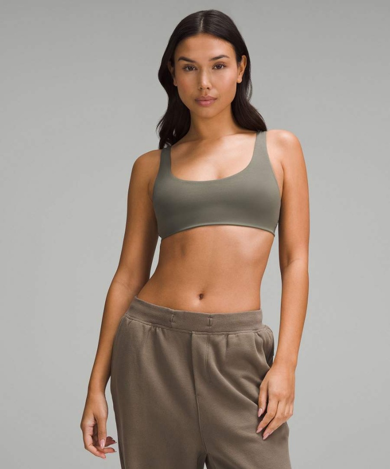 Lululemon Wundermost Ultra-Soft Nulu Racerback Bralette Sport BH Dam Mörkgröna Sverige | IVJZQN304
