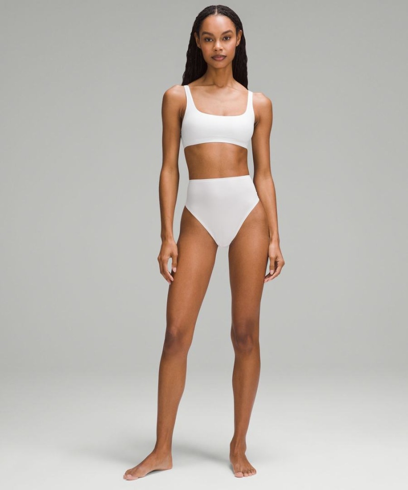 Lululemon Wundermost Ultra-Soft Nulu Scoop-Neck Bralette A–D Cups Sport BH Dam Vita Sverige | UAZCEF693